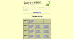 Desktop Screenshot of dml.cmnh.org